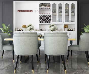 Modern Dining Table And Chairs-ID:858970899