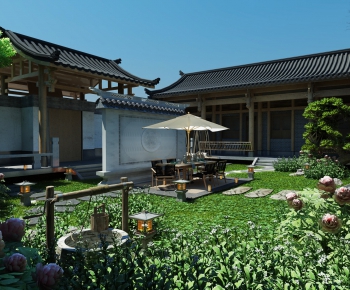 Chinese Style Courtyard/landscape-ID:562003942