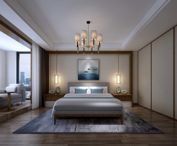 New Chinese Style Bedroom-ID:904225712