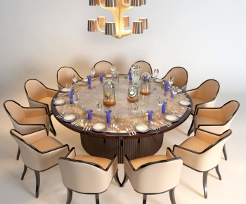 European Style Dining Table And Chairs-ID:187233161