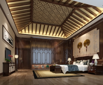Chinese Style Bedroom-ID:323437885