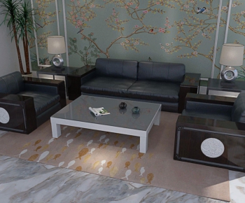 New Chinese Style A Sofa For Two-ID:343097218