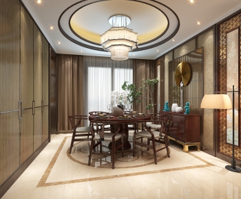 New Chinese Style Dining Room-ID:868863541