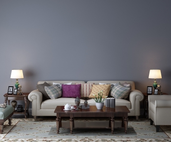 American Style Sofa Combination-ID:115928117