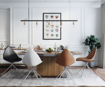 Modern Dining Table And Chairs-ID:336286196
