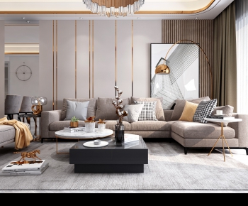 Modern A Living Room-ID:267973298