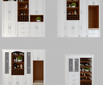 European Style Wine Cabinet-ID:456830567