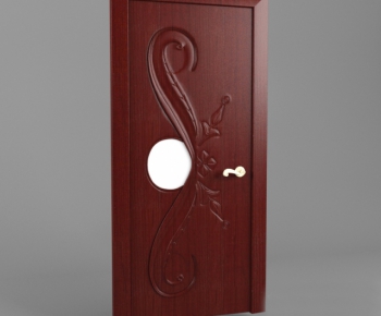 Modern Solid Wood Door-ID:426041528