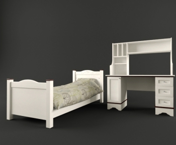 European Style Child's Bed-ID:338633294