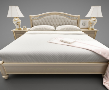 Modern Double Bed-ID:147929456