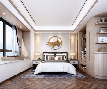 New Chinese Style Bedroom-ID:447007986