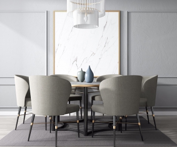 Modern Dining Table And Chairs-ID:615295163