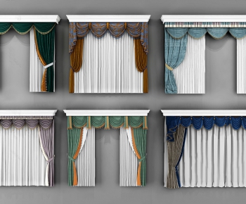 Simple European Style The Curtain-ID:643233641