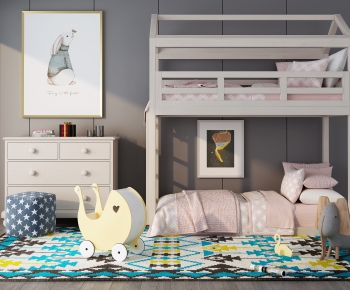 Nordic Style Child's Bed-ID:797867532