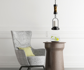 Simple European Style Lounge Chair-ID:584156954
