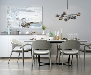 Modern Dining Table And Chairs-ID:125937824
