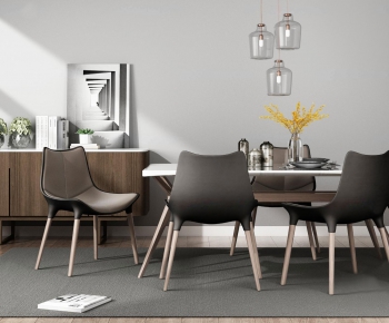 Nordic Style Dining Table And Chairs-ID:460714651