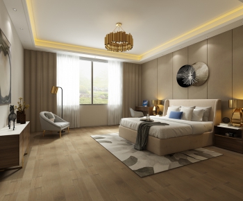 New Chinese Style Bedroom-ID:100690155