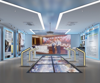 Modern Exhibition Hall-ID:464352149