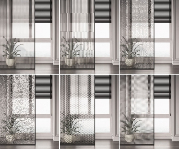 Modern Glass Screen Partition-ID:574332786