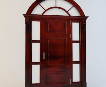 Modern Solid Wood Door-ID:934303323