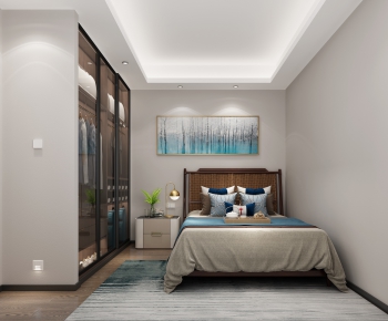 New Chinese Style Bedroom-ID:809090258