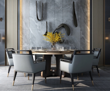 Modern Dining Table And Chairs-ID:771503737