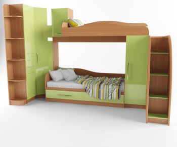 Modern Child's Bed-ID:569573431