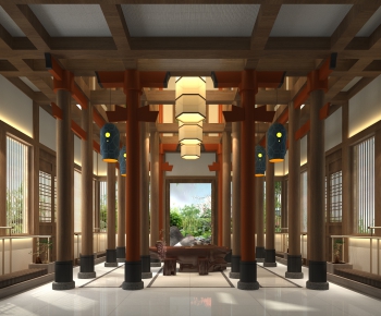 Japanese Style Lobby Hall-ID:155557889