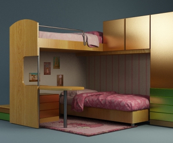 Modern Child's Bed-ID:550109271