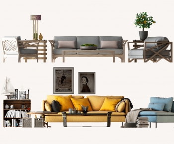Nordic Style Sofa Combination-ID:760263749