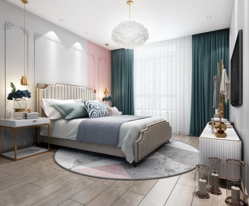 Nordic Style Bedroom-ID:369662881