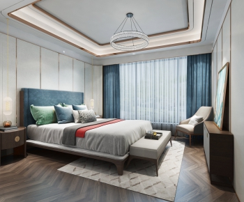 New Chinese Style Bedroom-ID:569281937