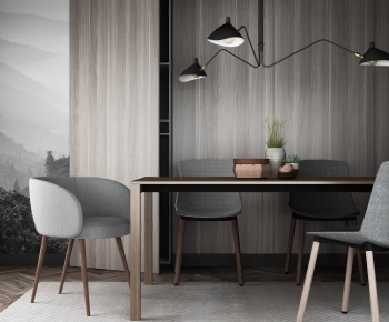 Nordic Style Dining Table And Chairs-ID:833271123