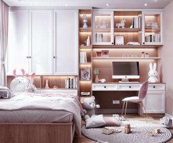 Nordic Style Girl's Room Daughter's Room-ID:140534952