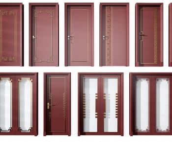 New Chinese Style Door-ID:805173217