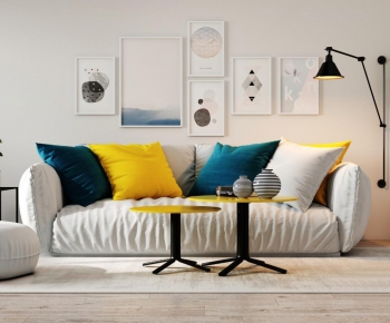 Nordic Style A Sofa For Two-ID:849608972