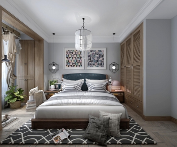 Nordic Style Bedroom-ID:135875771