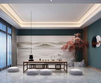New Chinese Style Tea House-ID:679771953