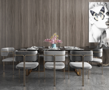 Modern Dining Table And Chairs-ID:479004462