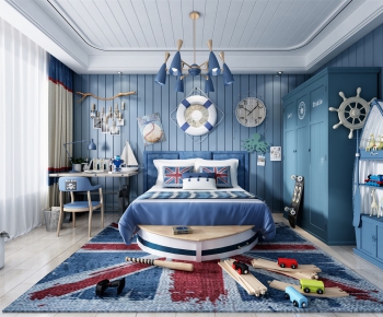 Mediterranean Style Bedroom-ID:123620487