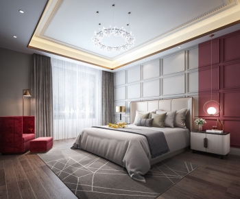 Simple European Style Bedroom-ID:130732758