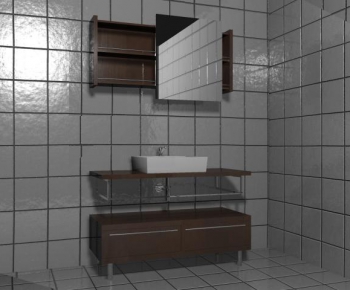 Modern Bathroom Cabinet-ID:517362444