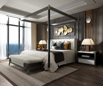 New Chinese Style Bedroom-ID:154710138