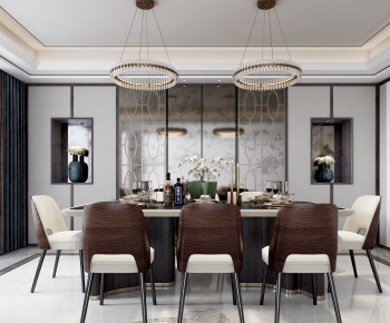 New Chinese Style Dining Room-ID:953279977