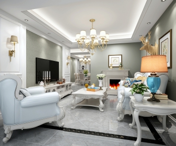 European Style A Living Room-ID:228297313