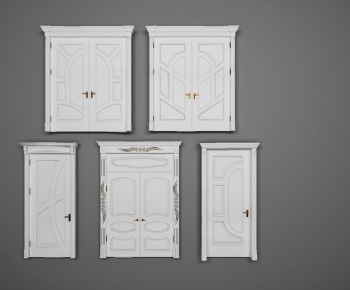 Modern Solid Wood Door-ID:503458158