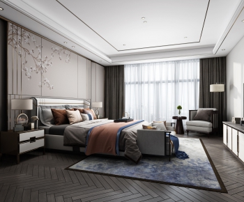 New Chinese Style Bedroom-ID:463211463