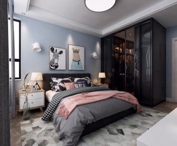 Nordic Style Bedroom-ID:267376813