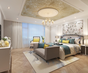 New Chinese Style Bedroom-ID:765270756